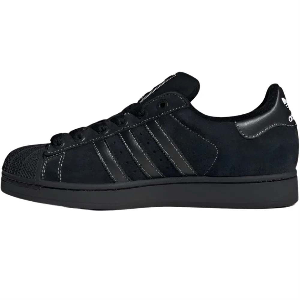 adidas Superstar II - Black Suede