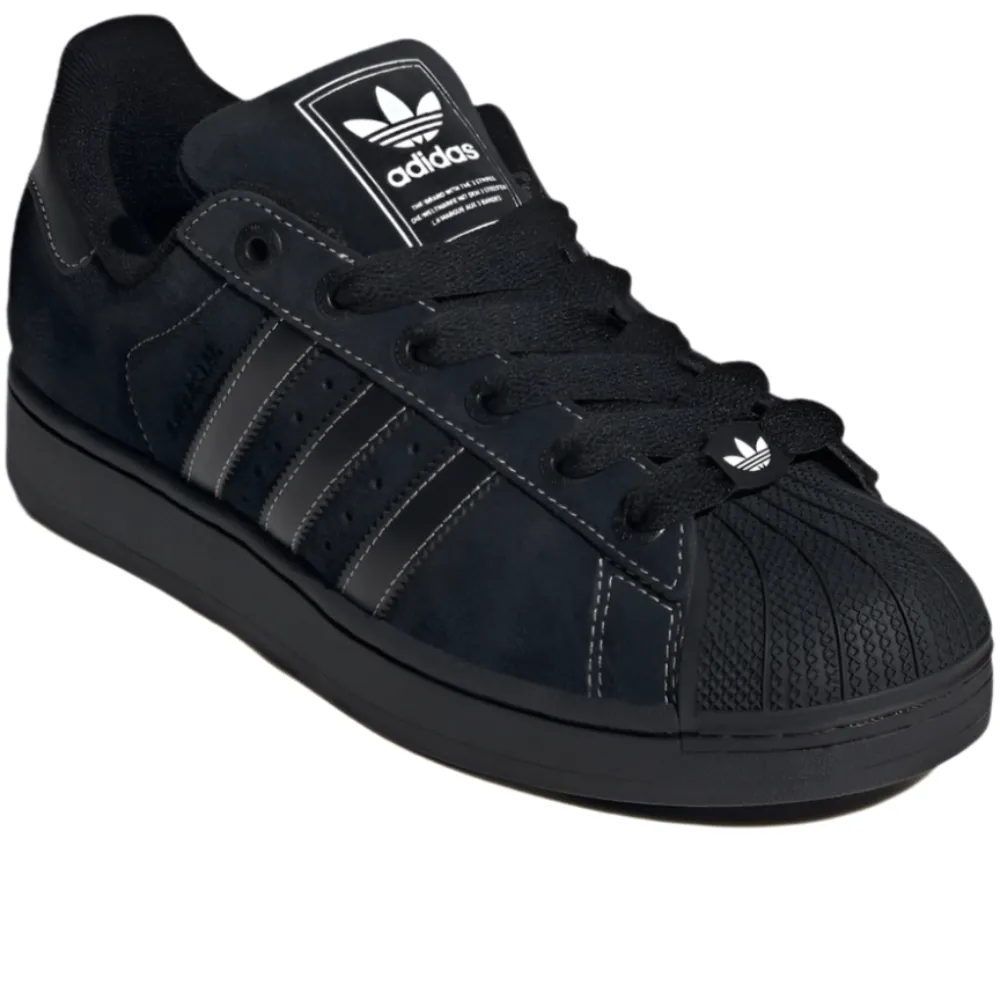adidas Superstar II - Black Suede