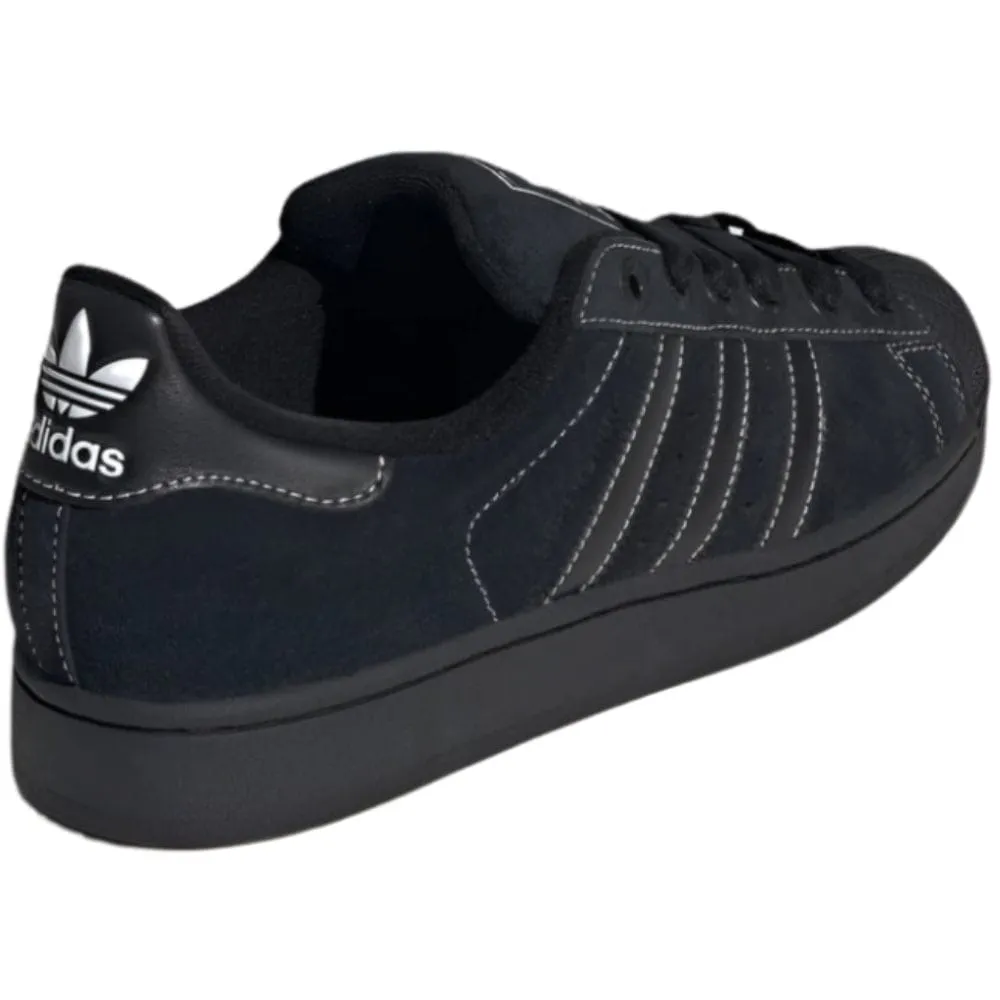 adidas Superstar II - Black Suede