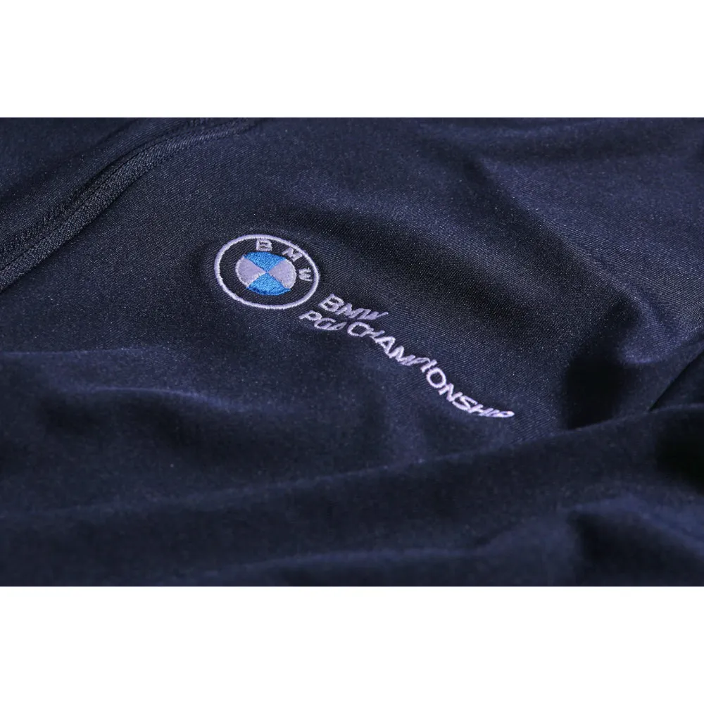 BMW PGA Championship Junior Navy 1/4 Zip Mid Layer