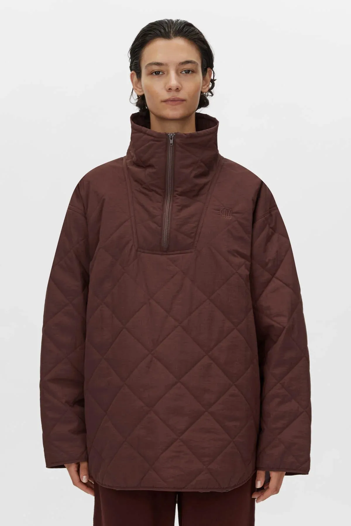 Camilla and Marc Santal Quilted Pull Over in Almandine