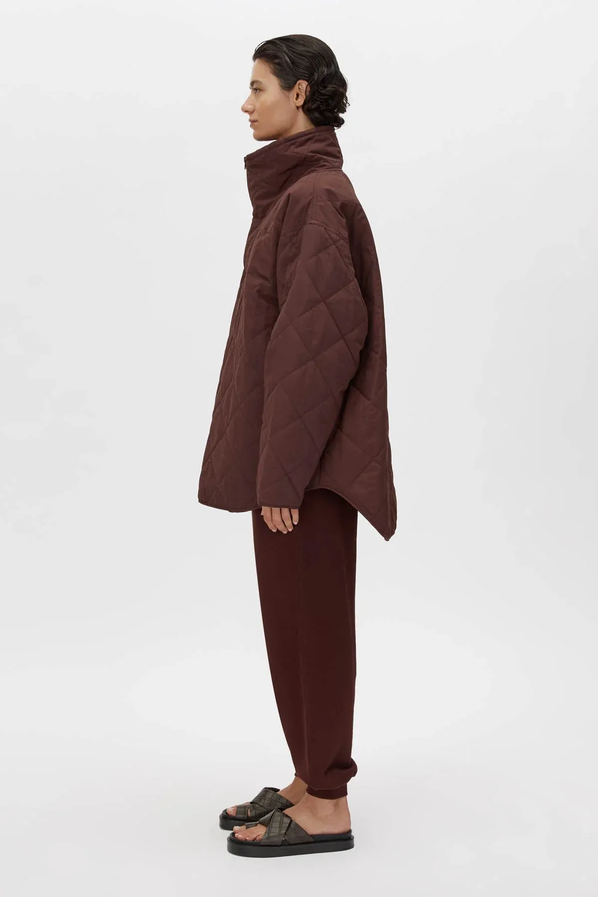 Camilla and Marc Santal Quilted Pull Over in Almandine