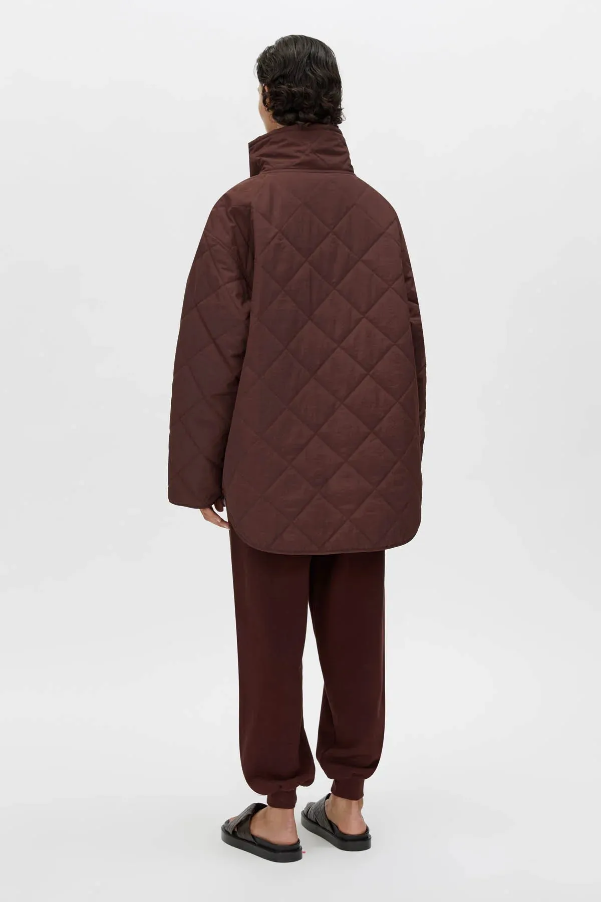 Camilla and Marc Santal Quilted Pull Over in Almandine