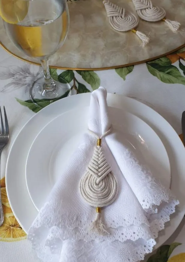 'Capri' Handmade Napkin Rings