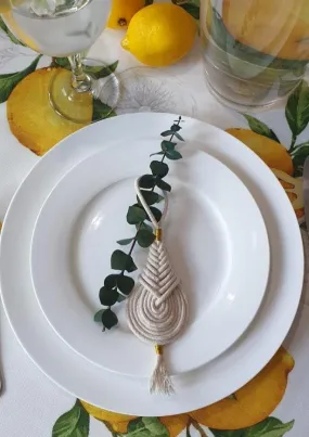 'Capri' Handmade Napkin Rings