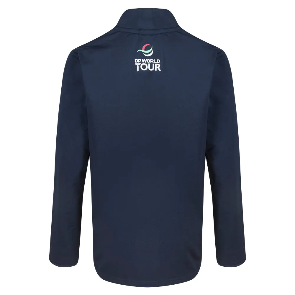 Genesis Scottish Open Junior Navy 1/4 Zip Mid Layer