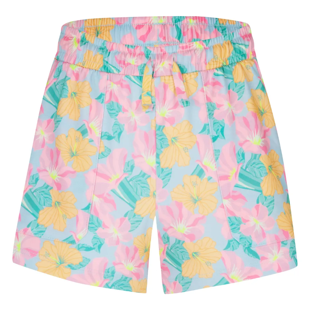 Hurley French Terry Shorts Blue Ice (Big Kids)