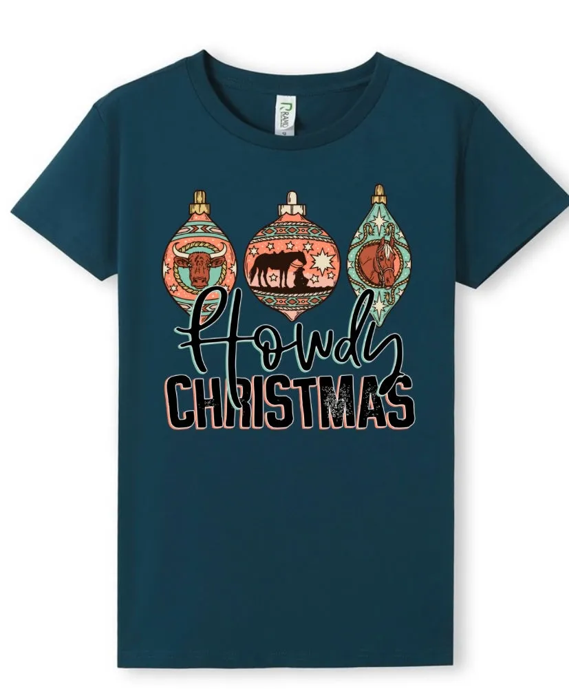 Kids Howdy Christmas Tee
