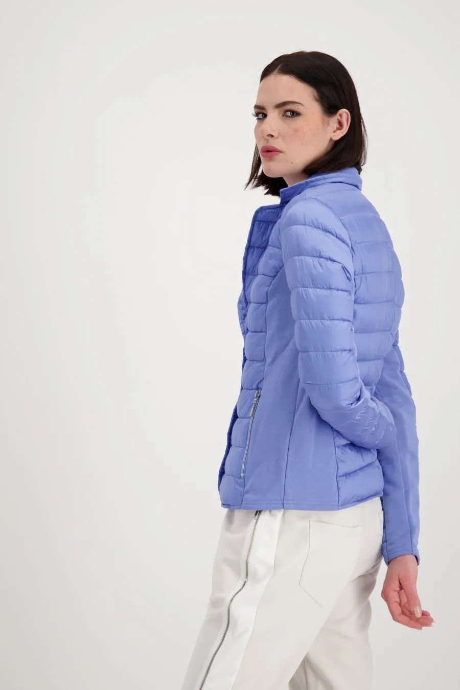 Lightweight Quilted Puffer Jacket | Blue