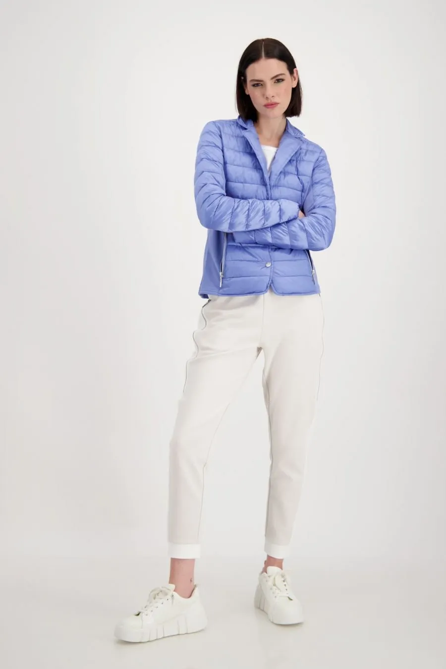 Lightweight Quilted Puffer Jacket | Blue