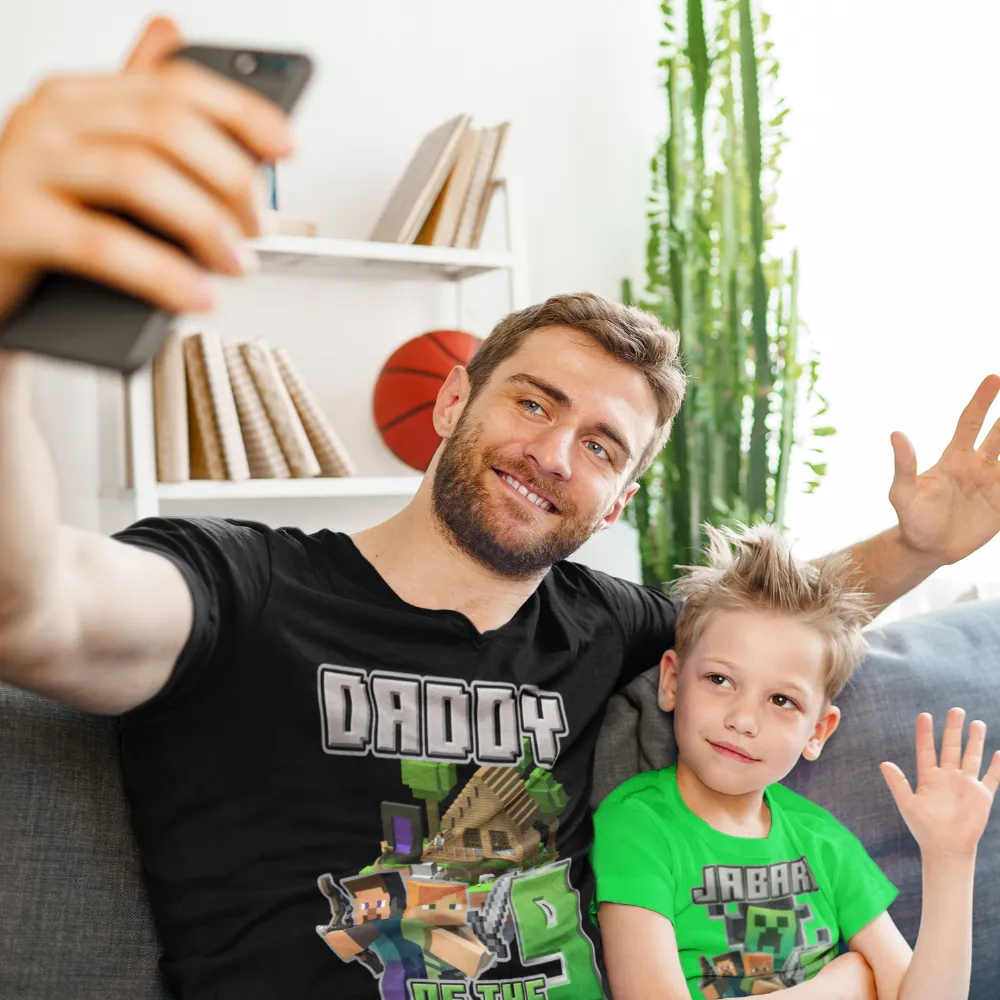 Minecraft Birthday shirts, Family Matching Birthday Shirts
