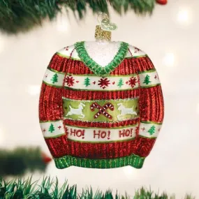 Old World Christmas- Festive Sweater Ornament