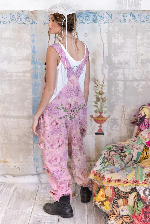 QUILTWORK EMB OVERALLS - OVERALLS 072